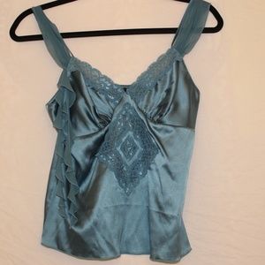 Bebe Silky Mermaid Style Lingerie Top NWT